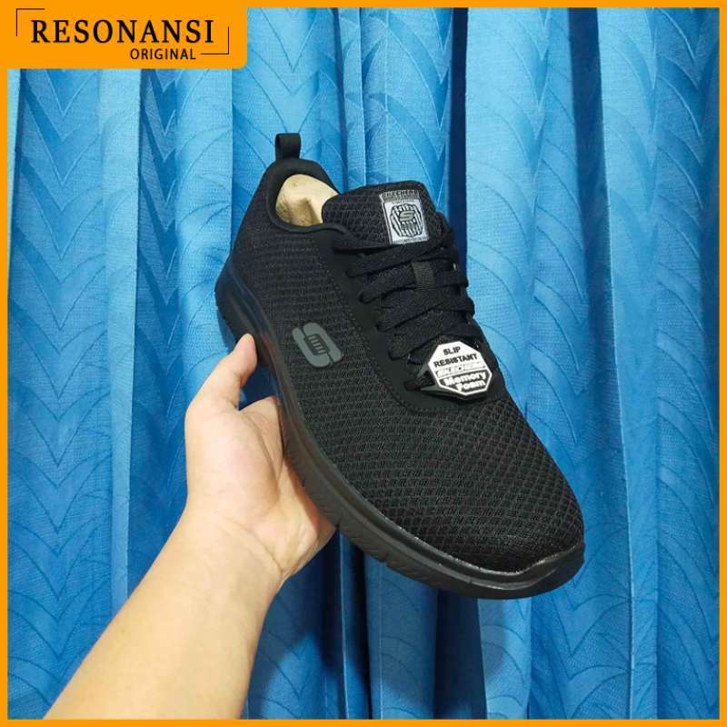SEPATU PRIA TERBARU SKECHERS ORIGINAL SNEAKERS FLEX ADVANTAGE SR HITAM