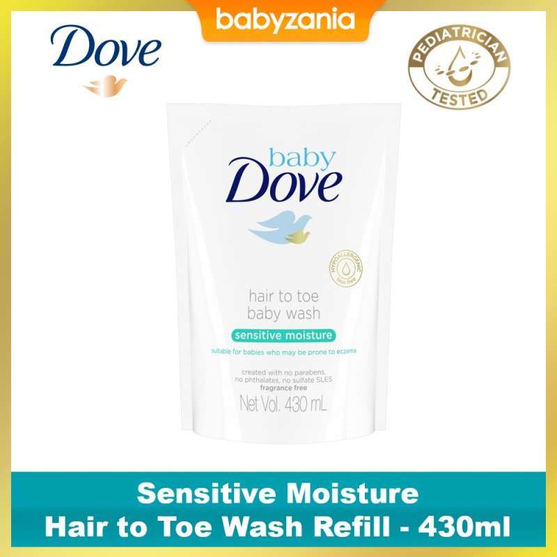 Promo Baby Dove Hair to Toe Wash Refill Sabun Bayi Sensitive