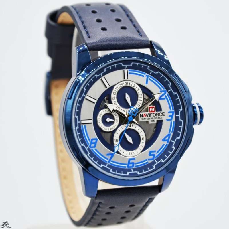 Jual NAVIFORCE NF 9142 MB JAM TANGAN PRIA ORIGINAL BLUE di