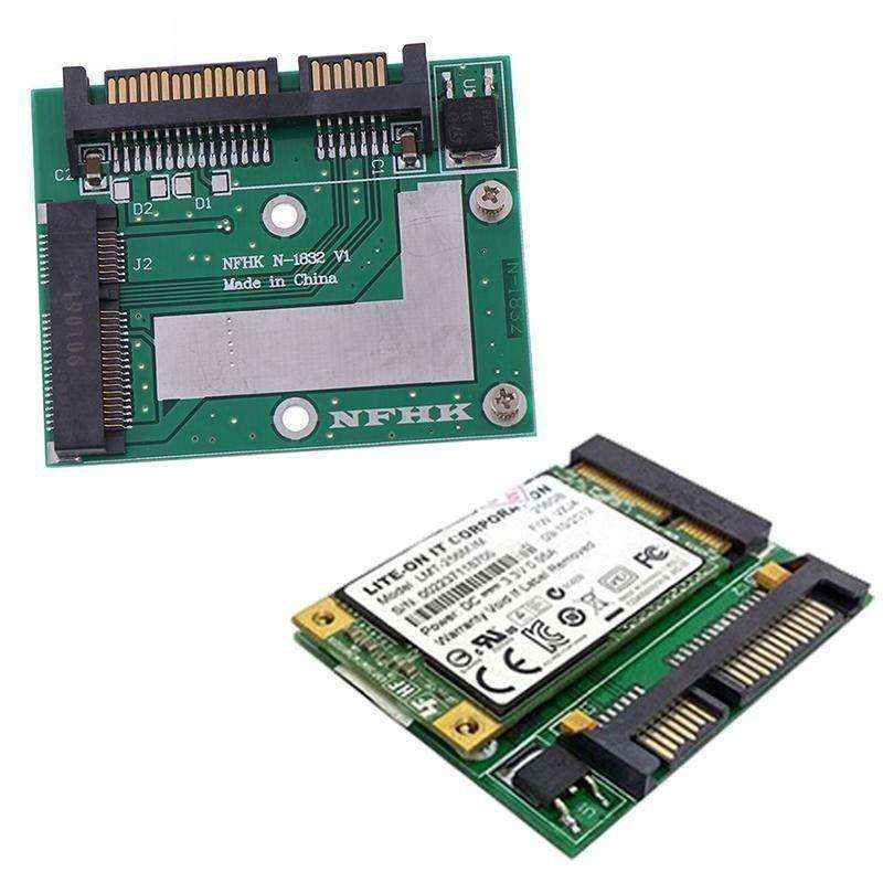 Converter SSD mSATA to SATA Inch Adapter Konverter mSATA ke SATA