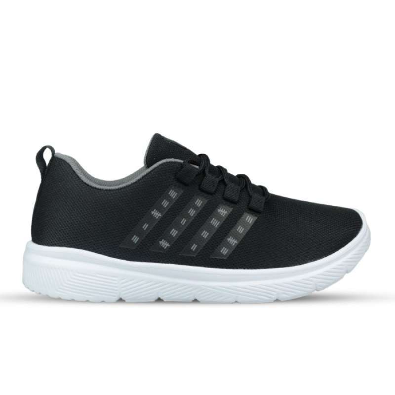 Promo TOMKINS Eternal Hitam Putih Sneakers Pria Sepatu Olahraga