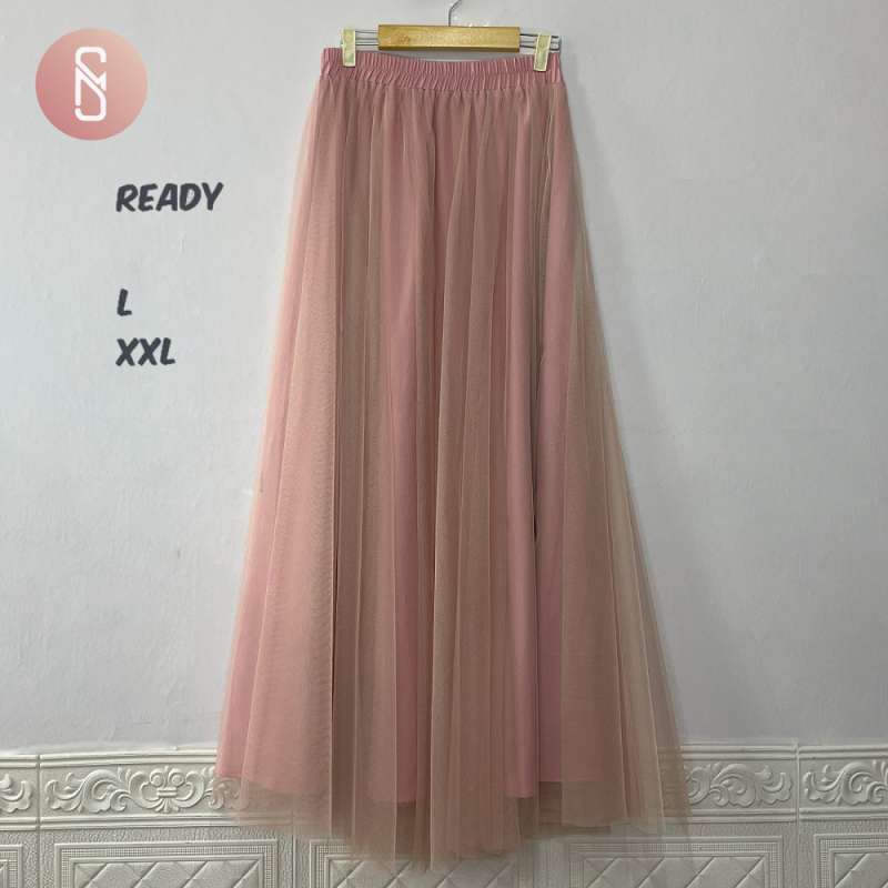 Jual Myshawl Emely Rok Tutu Jumbo Tulle Big Size Ukuran L Xxl Bahan Syakilla Jumbo L Black Di Seller Gamis.jumbo Suka Asih Kota Bandung Blibli