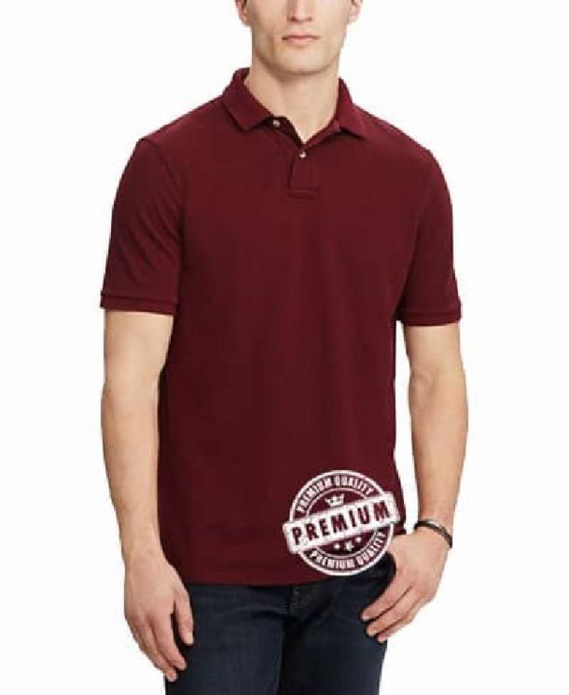 Polo shirt merah maroon sales