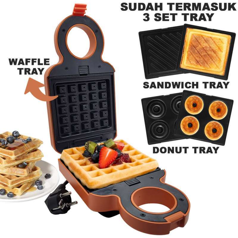 Jual Alat Pembuat Sandwich Maker Dengan Pasang Aksesoris