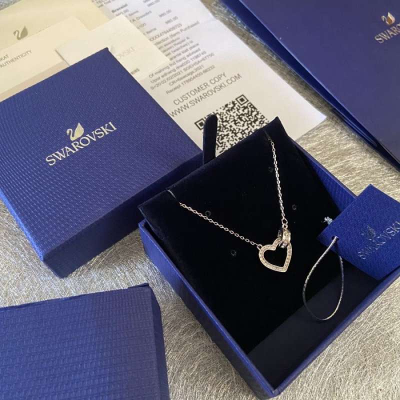 Swarovski necklace harga hot sale