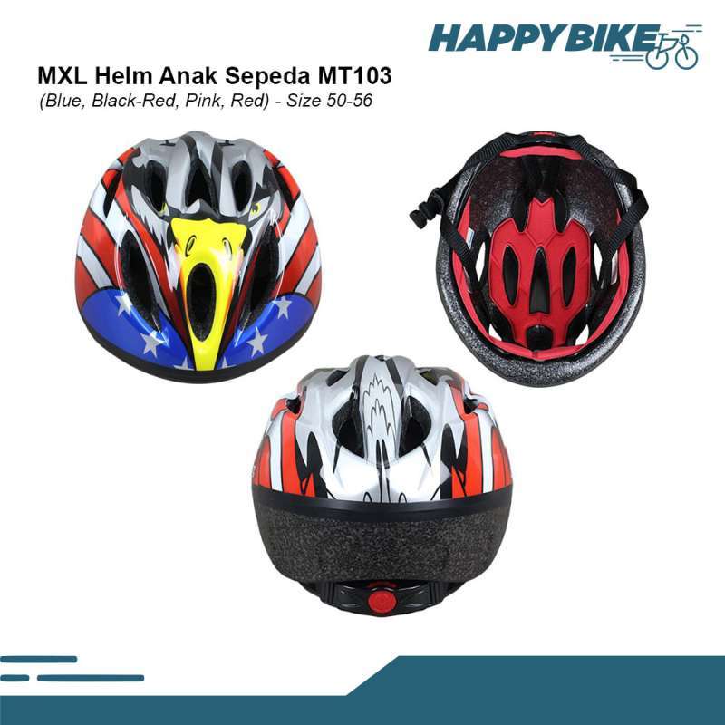 Promo Mxl Helm Sepeda Anak Mt103 Kids Bicycle Helmet Pelindung