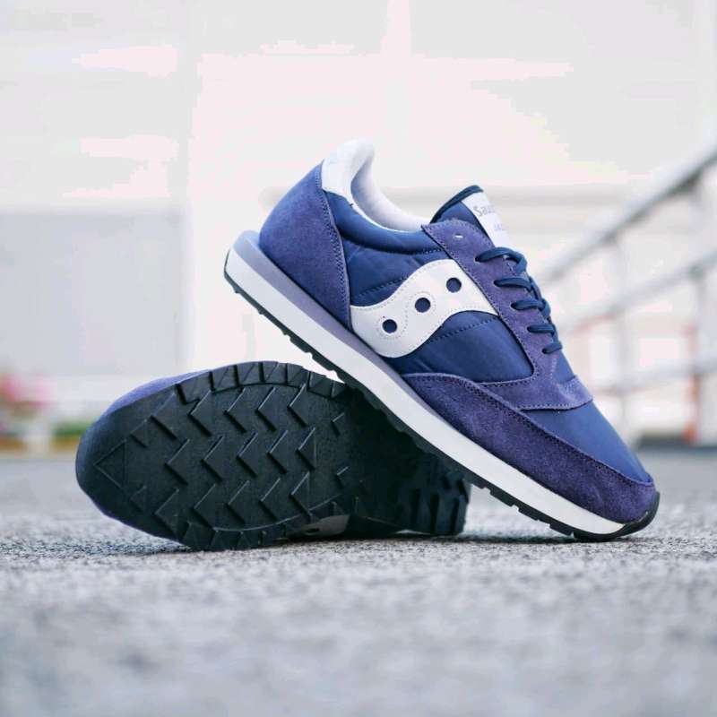 Jual Sepatu pria saucony jazz navy white original di Seller Qyyu