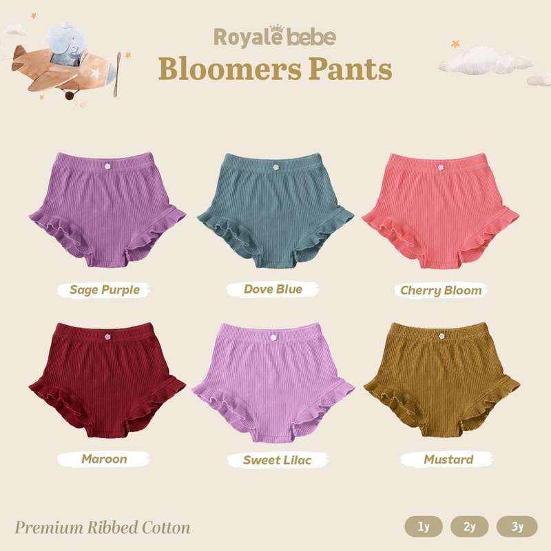 Jual Royale Bebe Bloomers Pants Celana Pendek Anak Perempuan