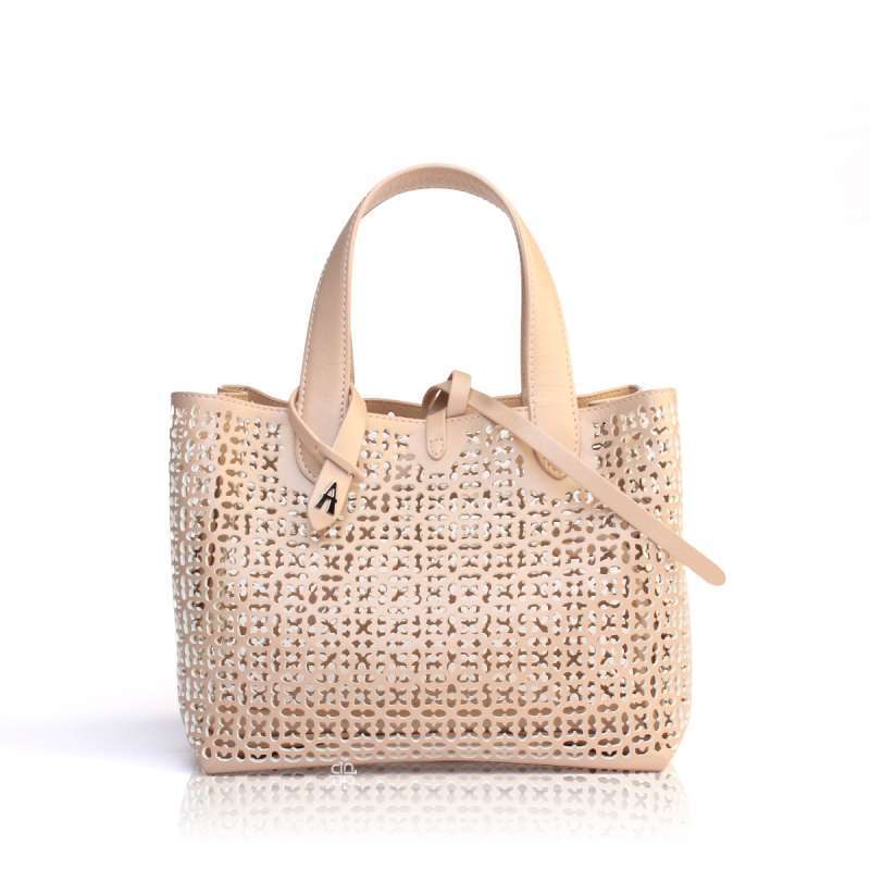 White laser cut new arrivals bag