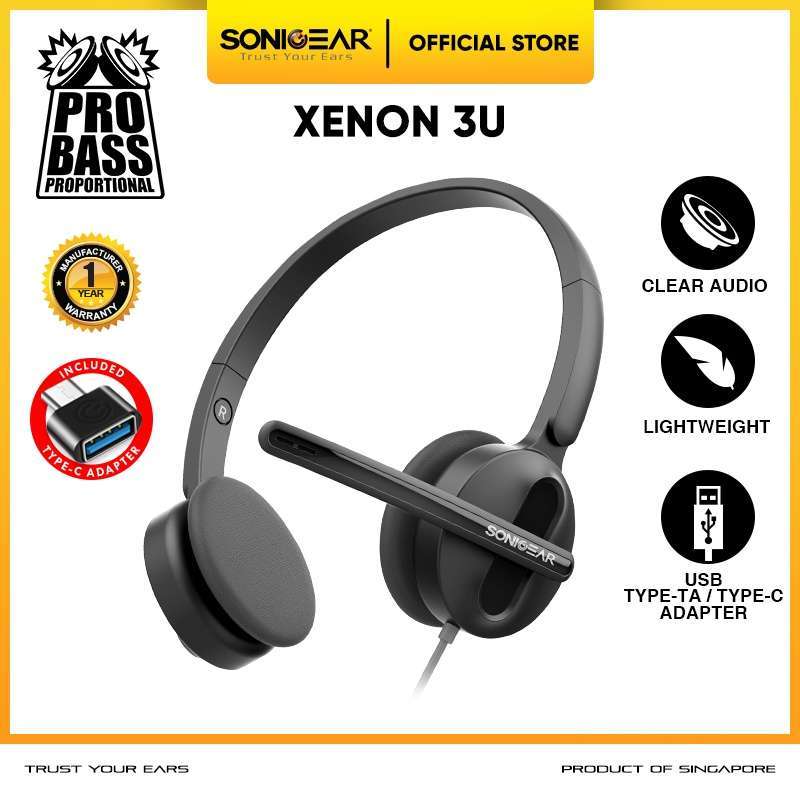 Xenon headset top