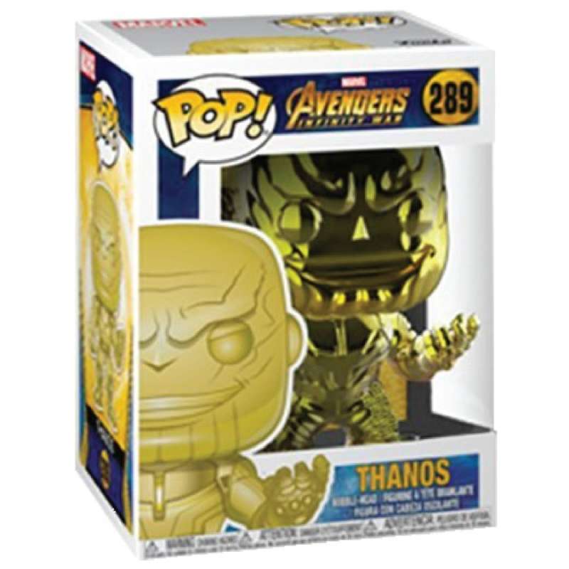 Promo Funko Pop Marvel Avengers Infinity War Thanos Chrome