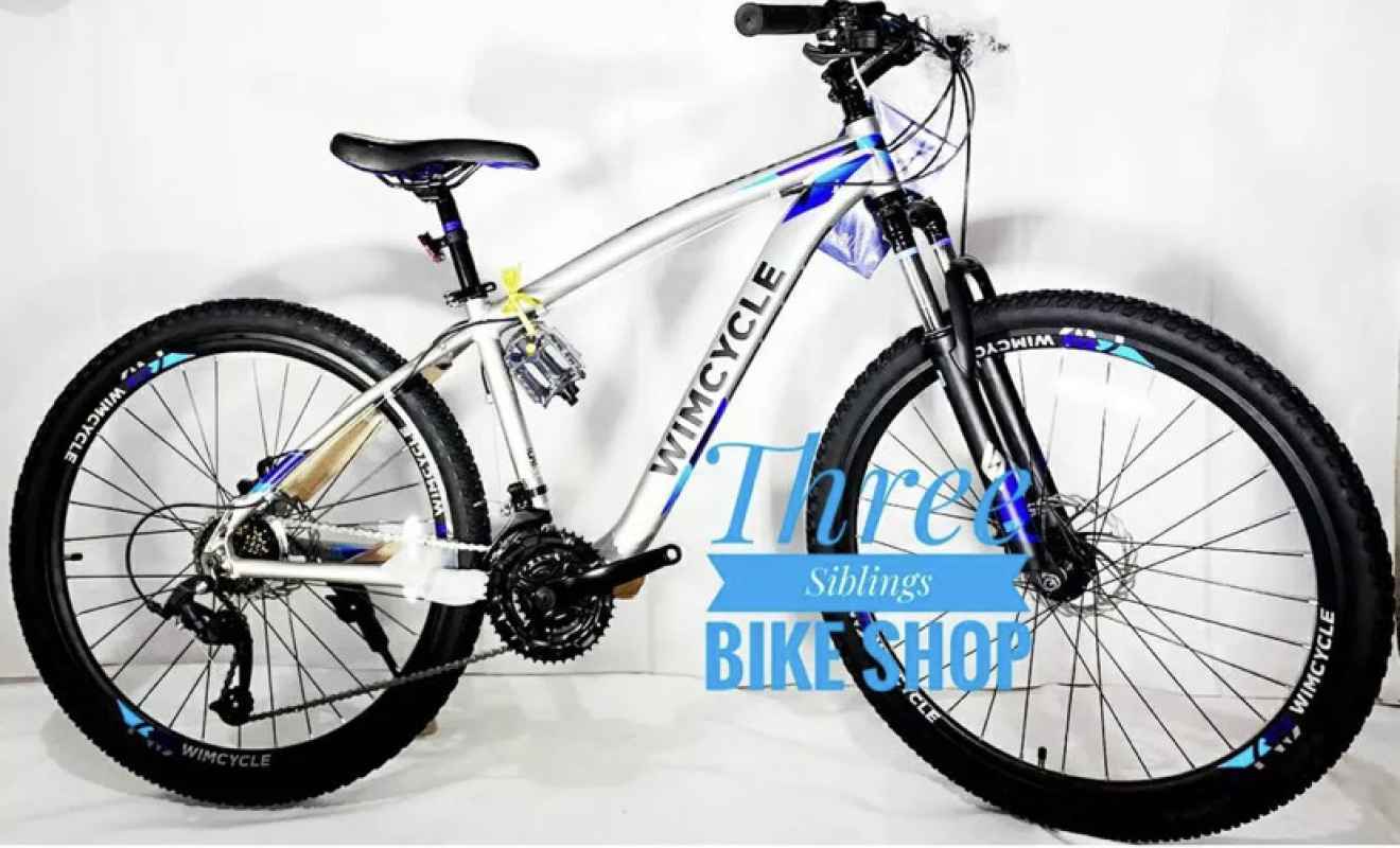 Jual Sepeda Gunung Wim Cycle Storm Inch Silver Blue Alloy Di