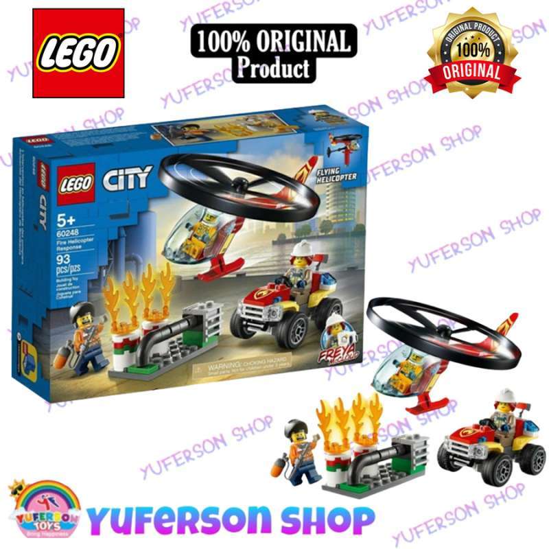 Lego city fire discount helicopter response 60248