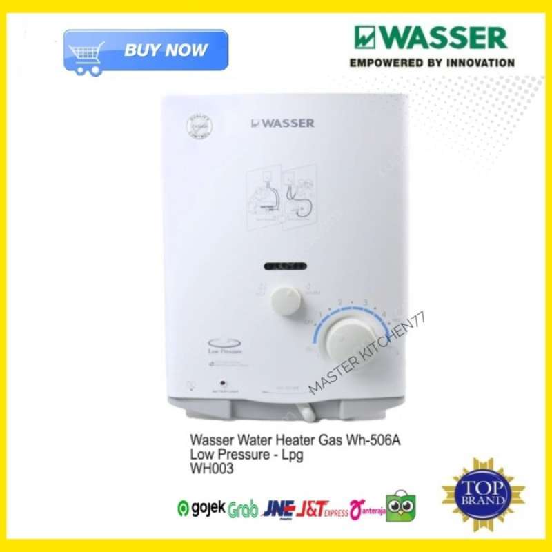 Promo Water Heater Gas Wasser Wh 506 A | Tekanan Rendah Diskon 33% di  Seller Belibanyak Shop - Harapan Jaya, Kota Bekasi | Blibli