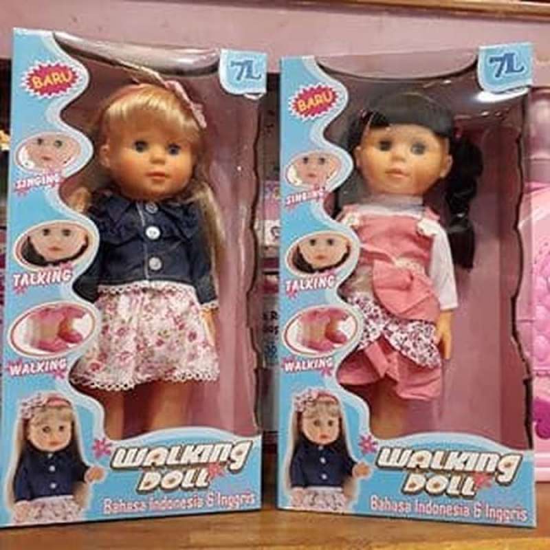 Jual Boneka Belinda Berjalan Walking Doll bahasa Indonesia Di