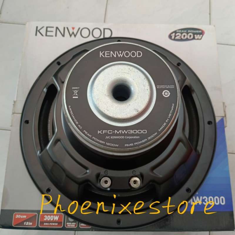 Speaker Subwofer 12 Inch Kenwood Kfc Mw3000