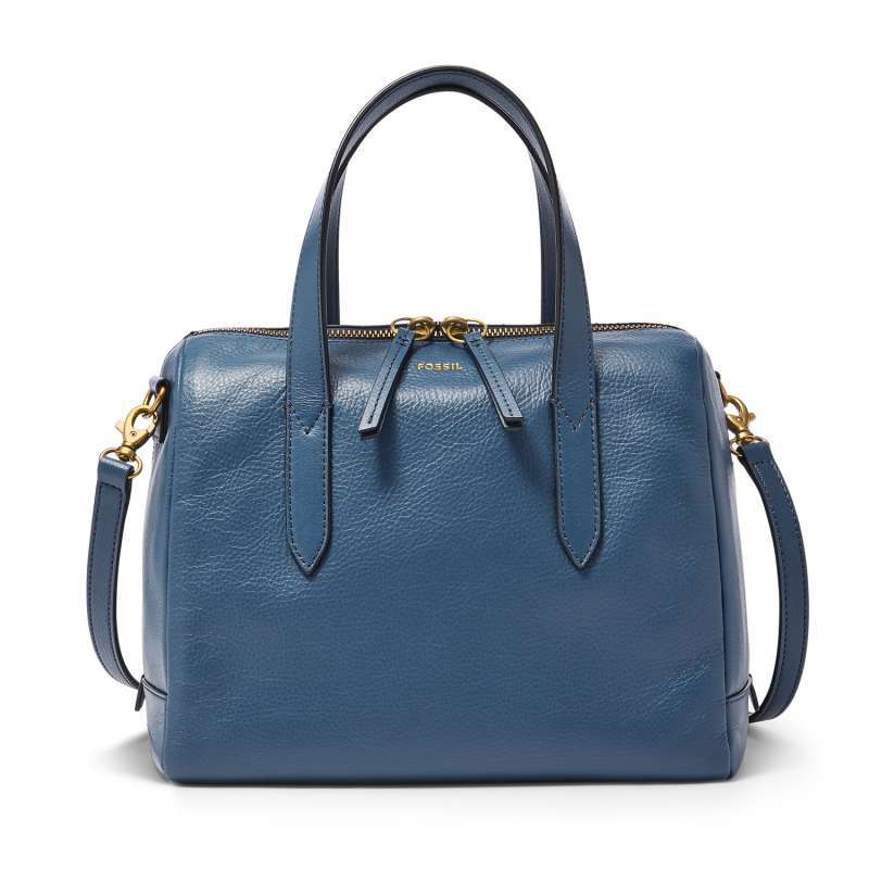 Fossil sydney satchel blue multi new arrivals