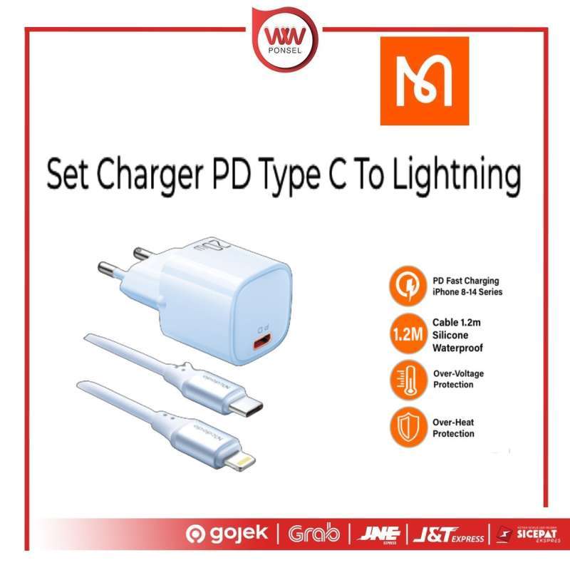 Mcdodo Charger Set Type C to Lightning PD 20W CH-4025