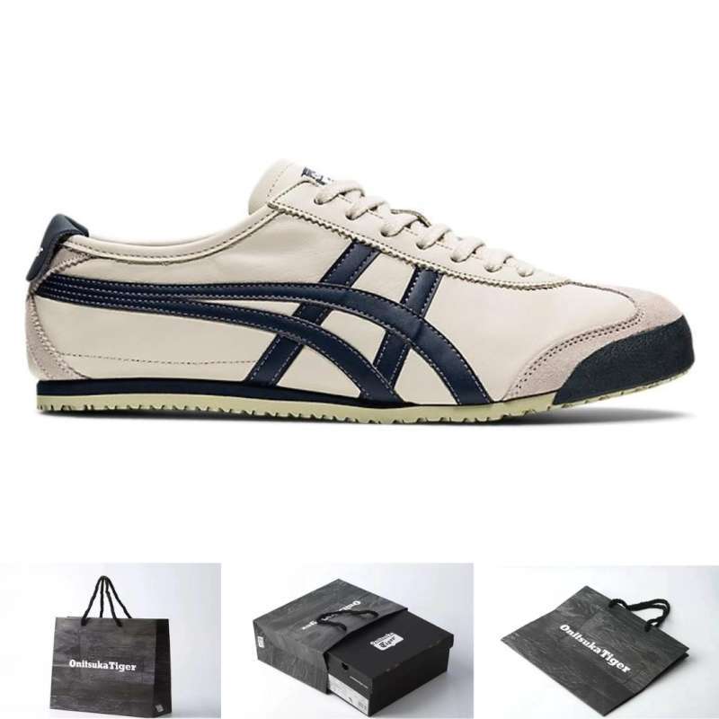 Promo Sepatu Onitsuka Tiger Mexico66 Indo India Ink Cream Navy