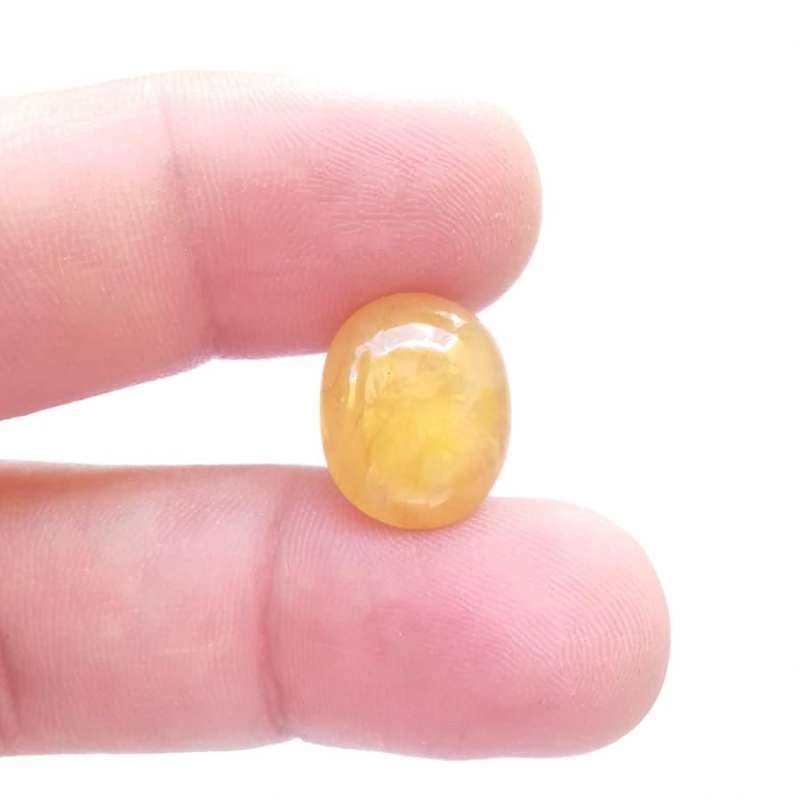 Yellow sapphire cabochon store