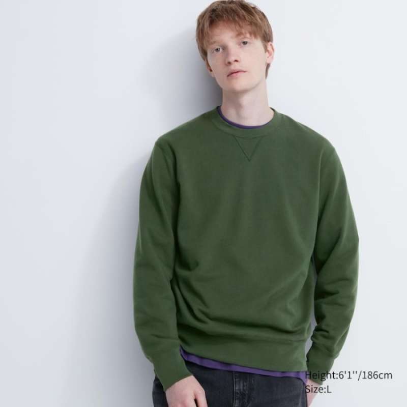 Uniqlo green sweatshirt discount