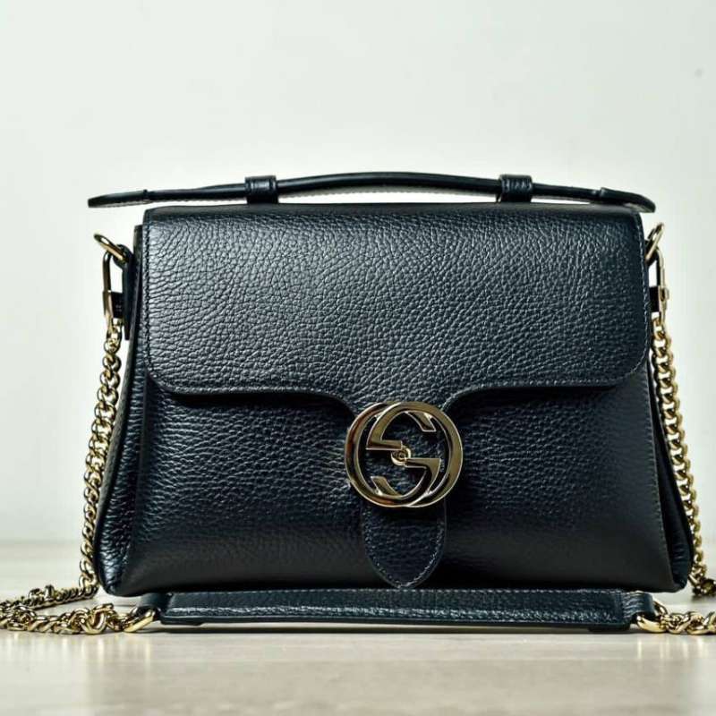 Jual GUCCI Metis Interlocking Black Medium GHW di Seller