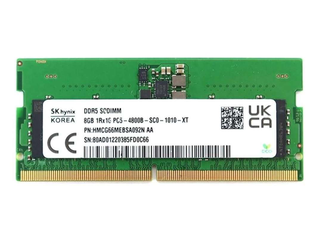 Jual RAM Laptop Sk Hynix Ddr5 8gb 4800mhz / Pc 38400 Sodimm