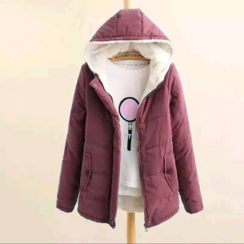 Jaket top winter wanita