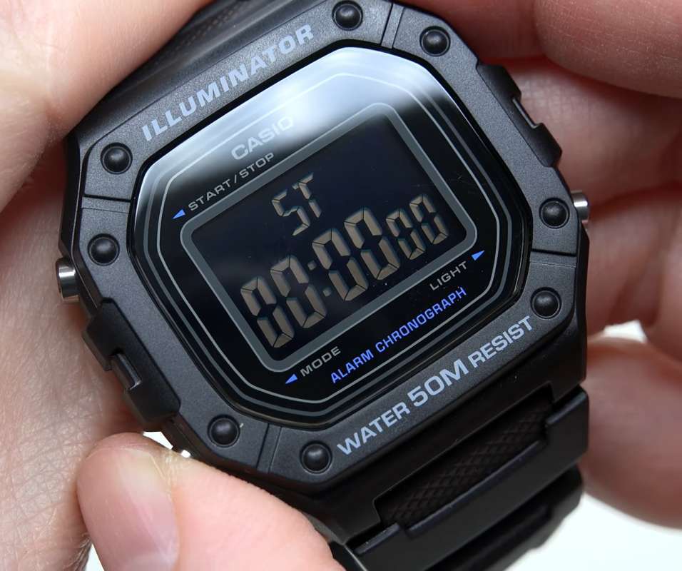 Promo Casio W-218h-1bvdf Jam Tangan Pria Digital Original Hitam W