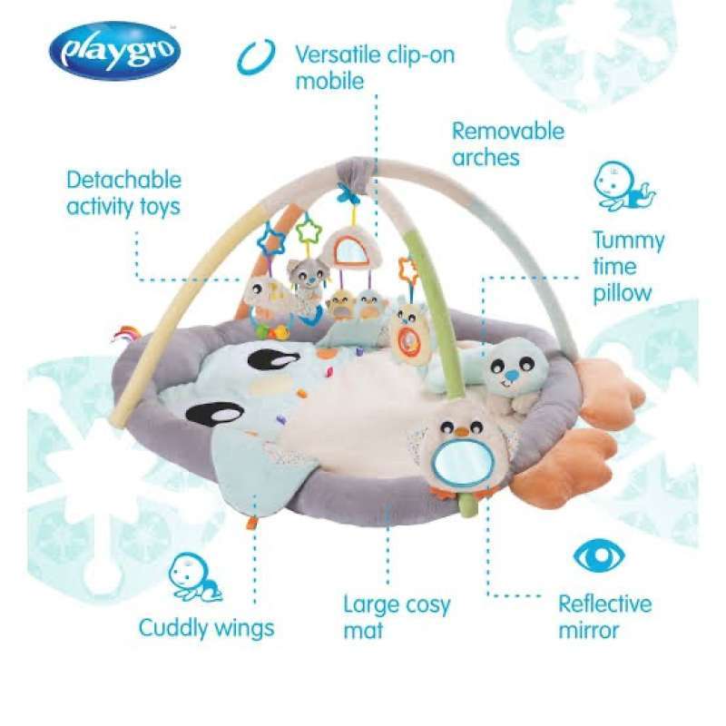 Penguin tummy time discount mat