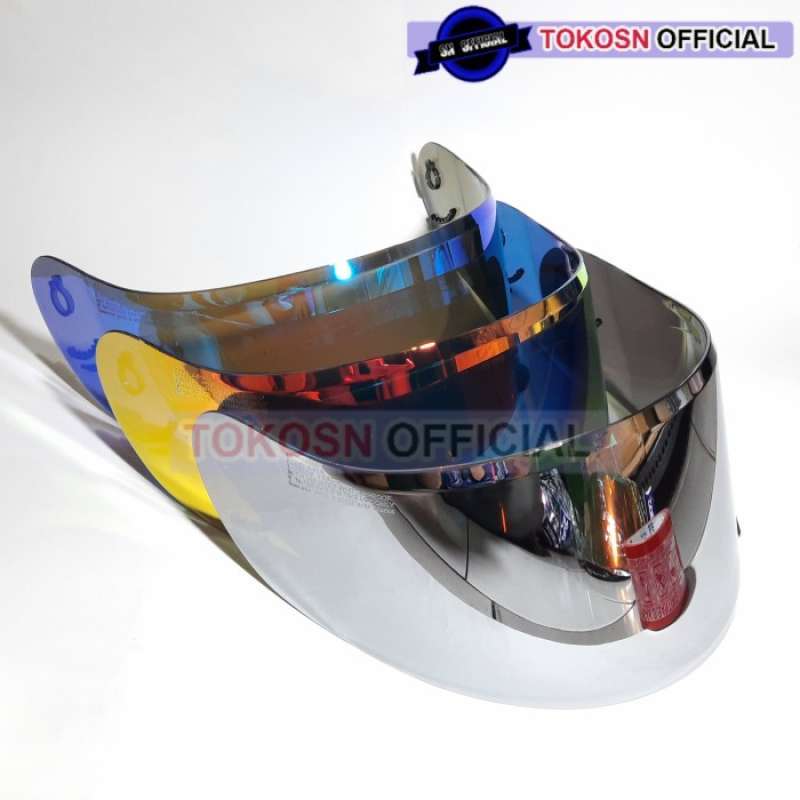 Flat visor kyt hot sale r10 iridium blue