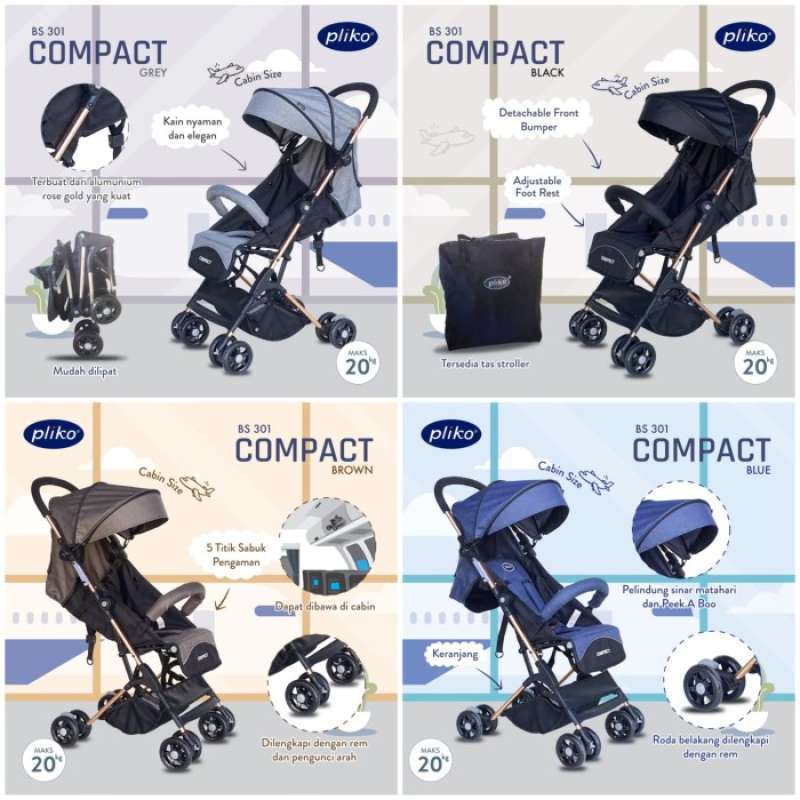 Stroller cheap pliko compact