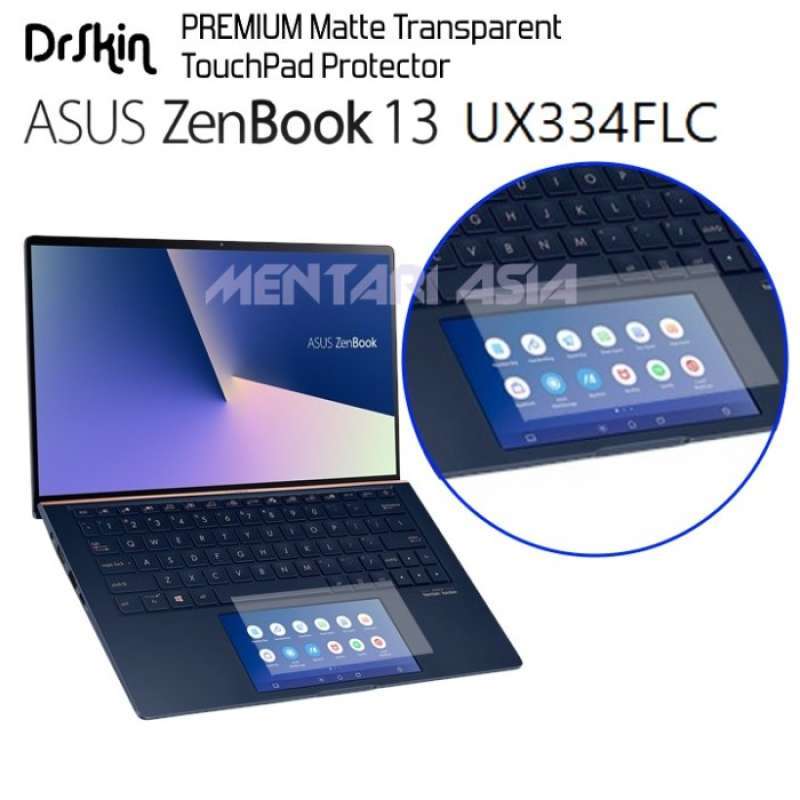 Promo touchpad protector asus zenbook 13 ux334flc drskin matte