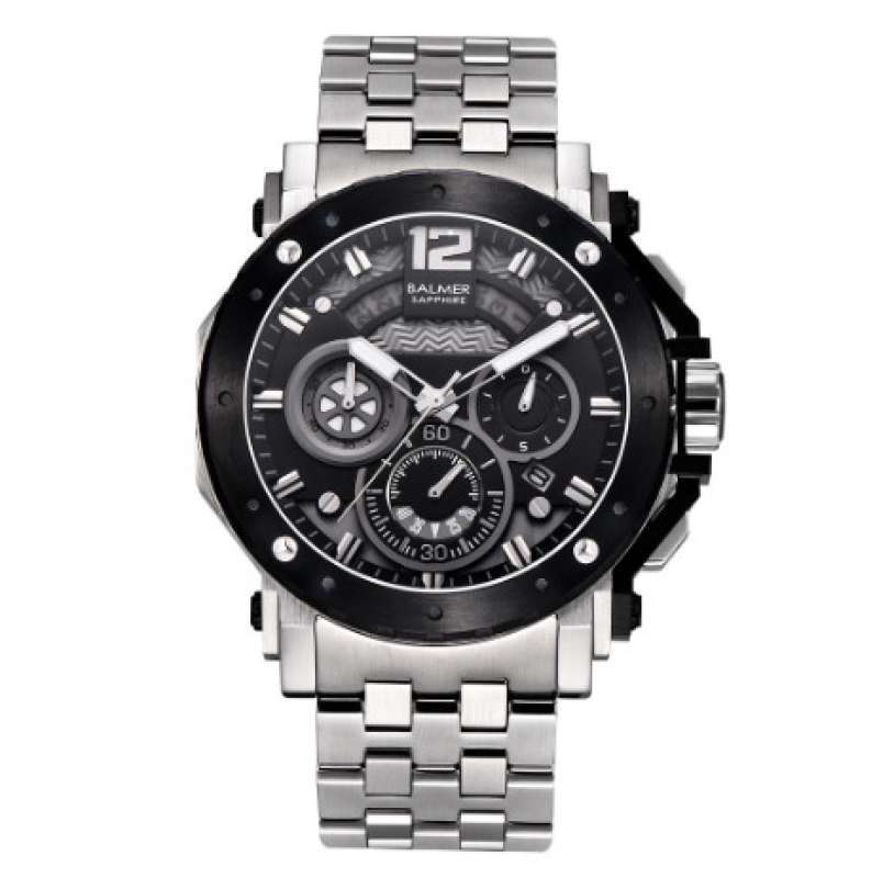 BALMER Jam Tangan Pria Analog B 7935MC Stainless Steel
