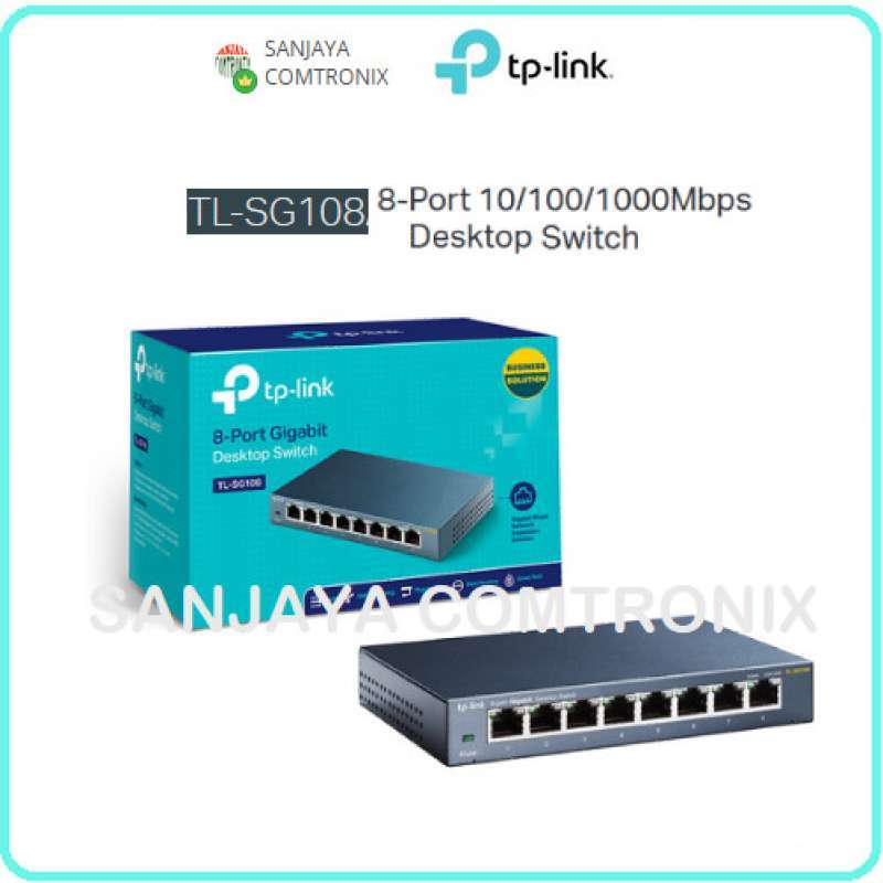 Switch gigabit TP-LINK TL-SG108 8 ports 10/100/1000Mbps