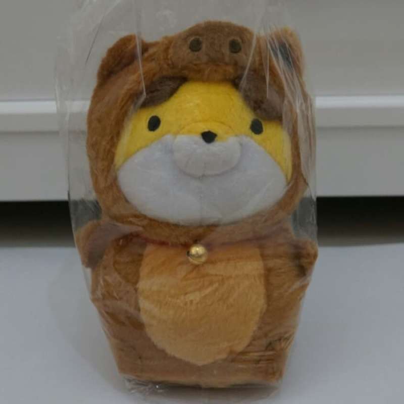 Tanuki to kitsune plush clearance