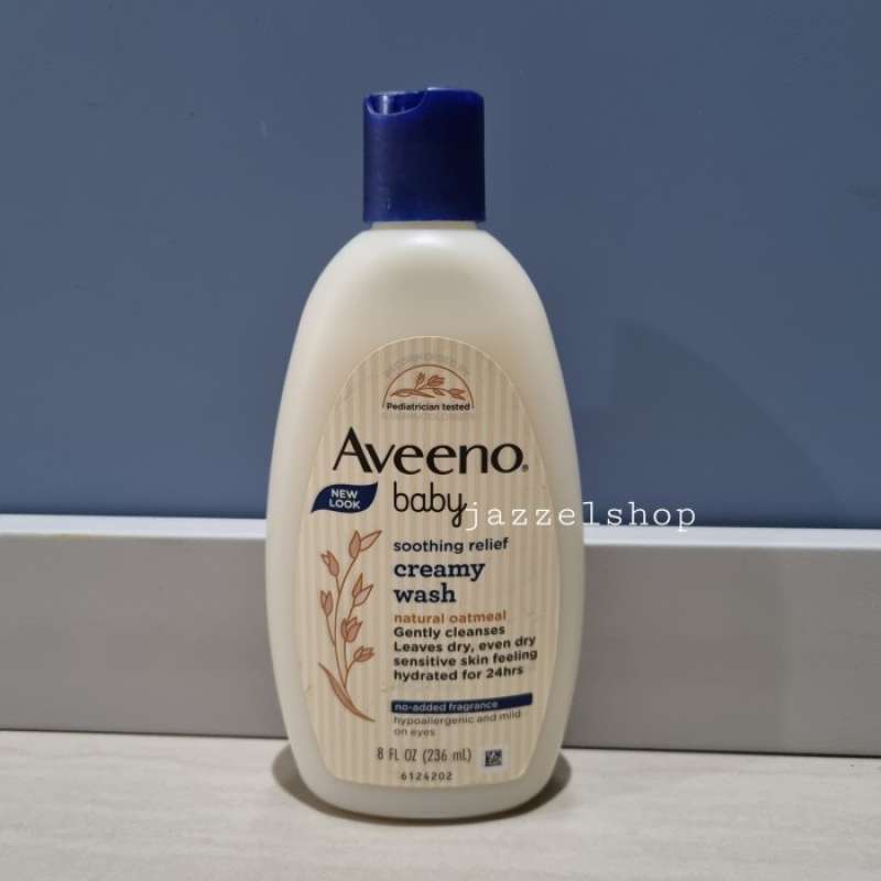 Promo Aveeno Baby Soothing Relief Creamy Wash 8 Fl Oz 236Ml Diskon