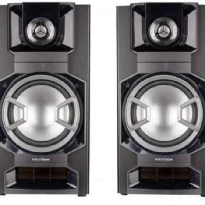 POLYTRON PAS8E12 Bluetooth Active Speaker for Music Enthusiasts with 2-Way Single Woofer, Echo Control, and User Equalizer. Perfect for Home Entertainment