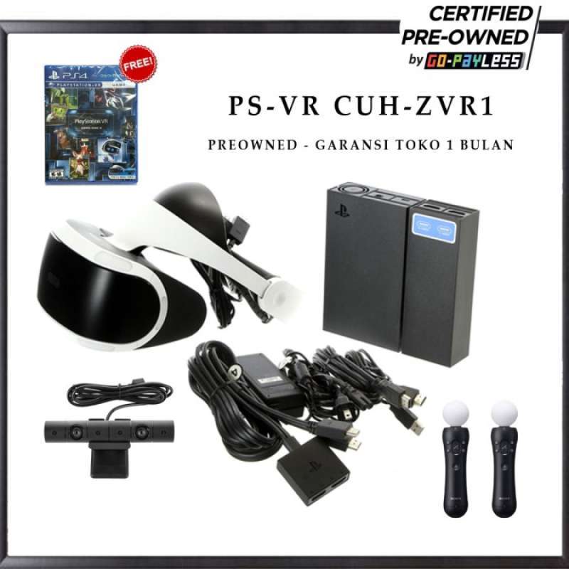 Promo PSVR PS VR PS4 CUH ZVR1 Preowned Move Controller Game