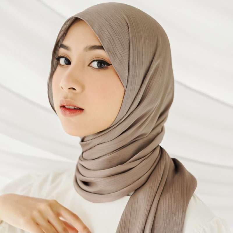 PASHMINA MALAY SILK Satin Texture Shawl Rayya Silk