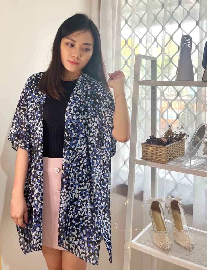 Outer Wanita Muslim Cardigan Murah Unik Kimono Baju Tidur Baju Santai