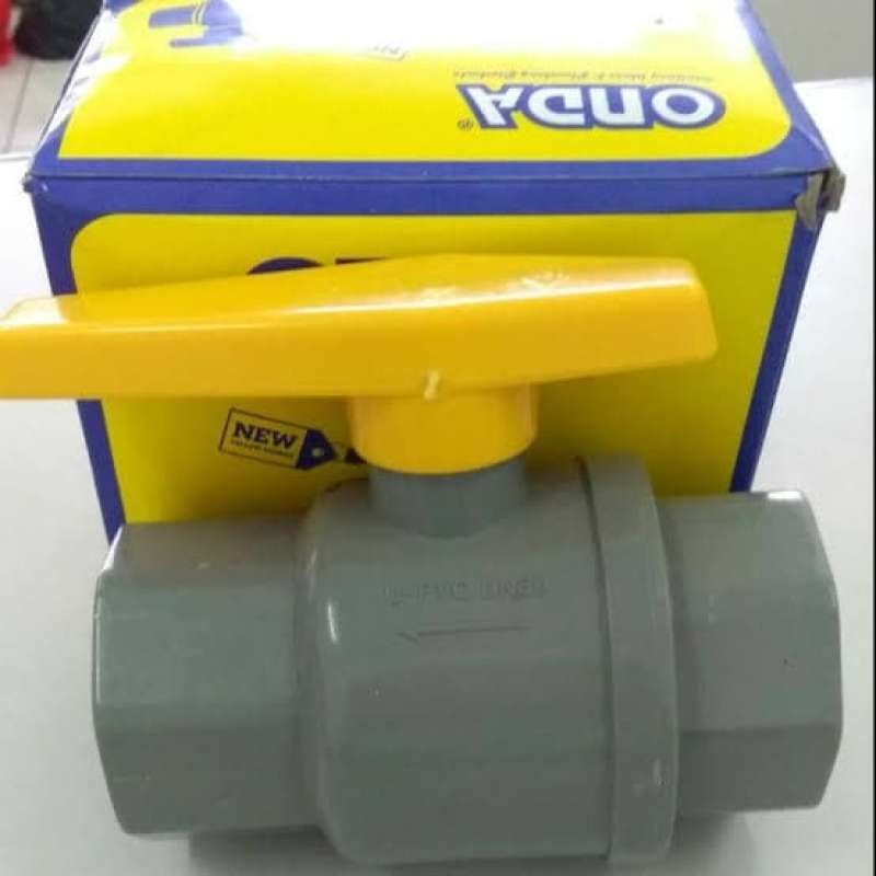 Promo Ball valve PVC Onda ukuran 6 inch Onda PVCBV Stop Kran
