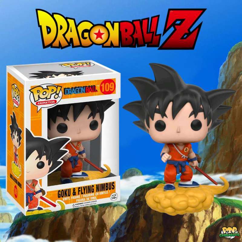 Promo Funko POP Dragon Ball Z Goku and Nimbus Orange Exclusive