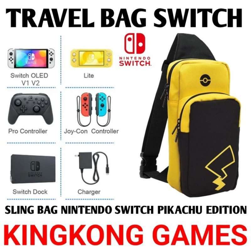 Jual Tas Switch Oled Sling Bag Travel Bag Pikachu Tas Switch V1 V2 Lite Tas Di Seller Premier Market Id Cengkareng Timur Kota Jakarta Barat Blibli