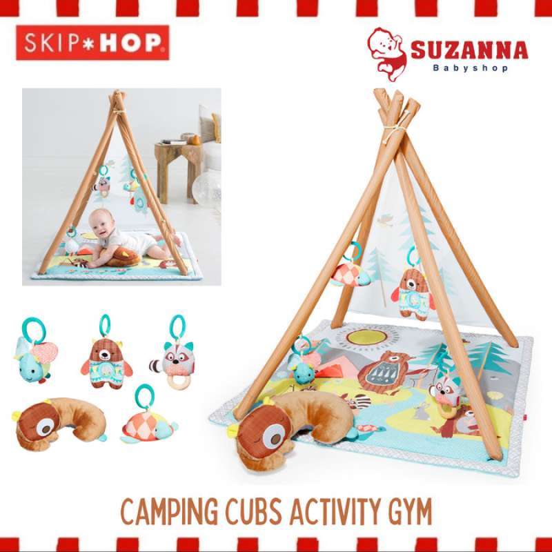 Skip hop camping top cubs activity gym