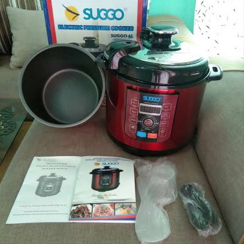 Promo Suggo Electric Pressure Cooker 6 Liter Panci Presto Rice