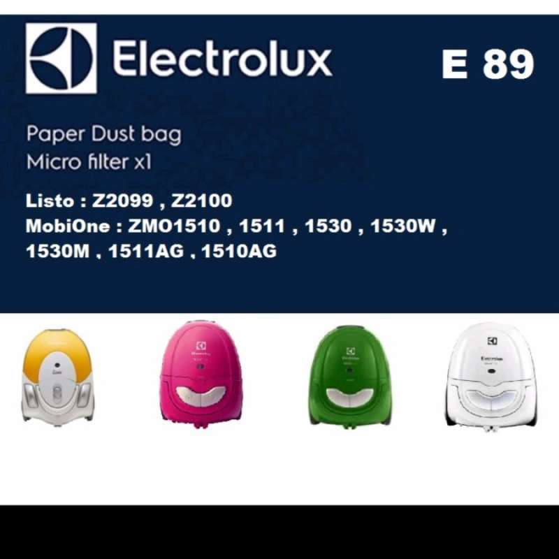 Jual vacuum dust bag kantong filter debu listo mobione Electrolux