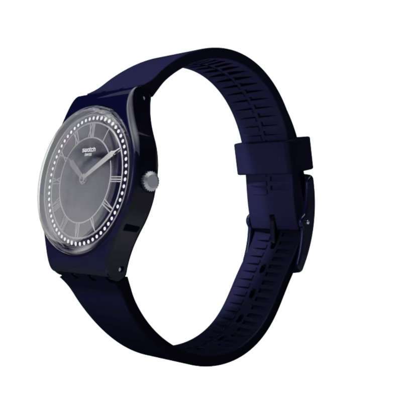Promo SWATCH GN254 JAM TANGAN ANALOG BLUE BEN ORIGINAL Diskon 20