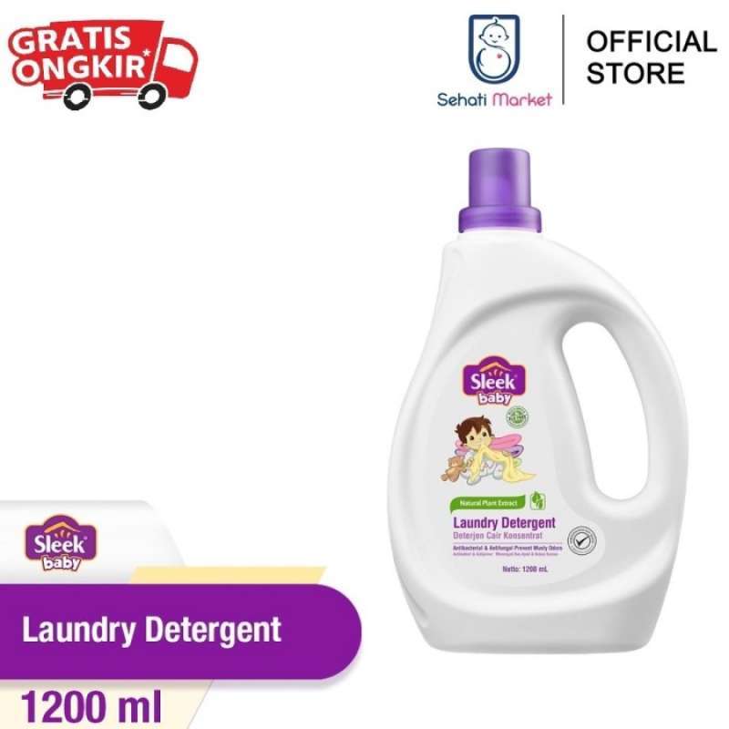Promo SLEEK BABY LAUNDRY DETERGENT 1200ml Diskon 23 di Seller