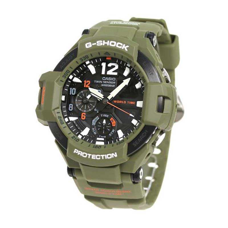 Promo Promo Terbatas Casio G Shock Ga 1100Kh 3Adr Ga 1100Kh